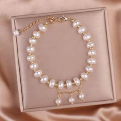 Pearl Beaded Bracelet with Free Home Delivery