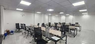 Furnished office available in Johar town emporium