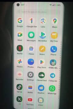 OnePlus8Pro 10by10 Only Green Lines on Display