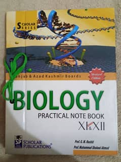 BIOLOGY 11 &12 Practical Notebook for Sale!