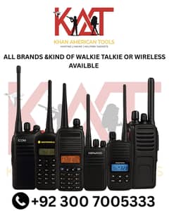 walkie talkie / wireless set / intercom /Motorola / kenwood /icom /HYT