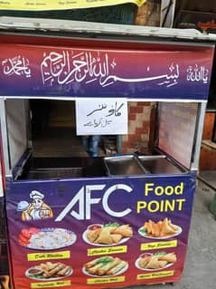 Fast food counter for sale, berger Shwarma, fries
