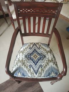 Excellent condition pair of wooden chairs