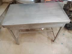 Deep fryer  counter burger machine steel table urgent sale contact So