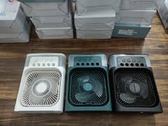 Mini Cooling Fan 9.5 inch Mist Fan with Timer and Light Modes