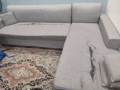 L shaped sofa