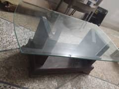One Centre Glass Table and 1 study/ office Glass table available