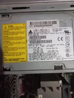 power supply , Ram 2 gb, graphic card  Nvida Quadro