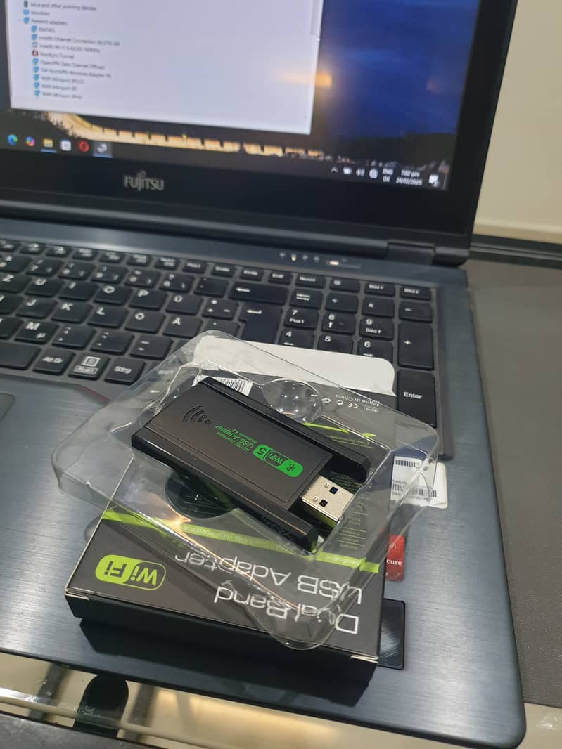 Wifi USB Adapter Taiwan, 2 Antenna, 1300MB, 5G + Bluetooth 6