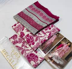REGALIA+Bin Naeem  Original 3 piece Printed Lawn Collection