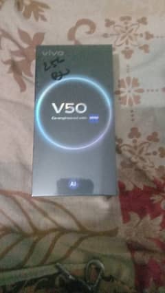 urgent sale vivo v 50 box pack new blue colour non active