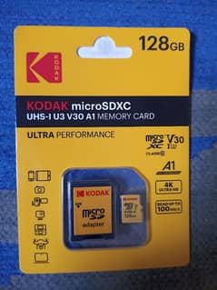original Kodak 128gb card. w. app. 03002504286