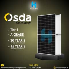 OSDA 585W SOLAR PANELS