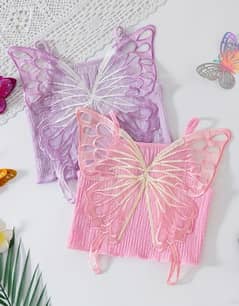 butterfly short body tops