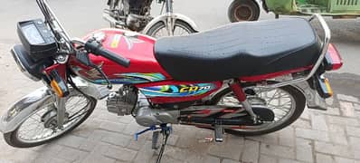 honda CD 70 red colour all ok