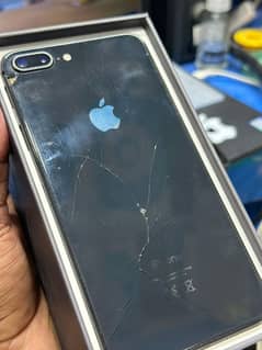 iPhone 8 plus 64gb non PTA LCD change back crak