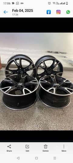 Toyota Corolla GLI Alloy Rims (5 Nuts)