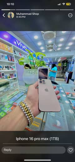 iPhone 16pro max 1Tb non pta just Box open
