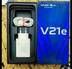 vivo v21e RS. 41500 8gb/128gb full box condition 10 by10