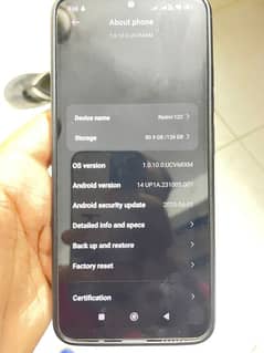 redmi 12c , 128gb storage, 4 gb ram