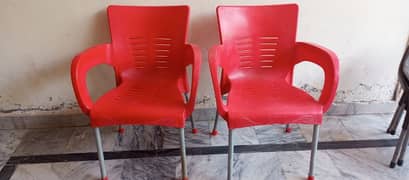 plastic chairs