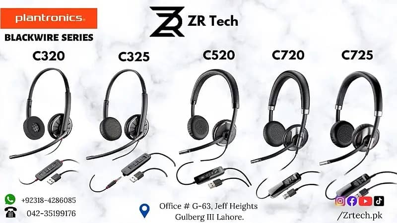 Plantronics C5220 USB Noise Cancellation Headphone 1