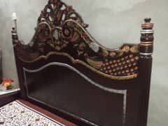 Double Bed with side table