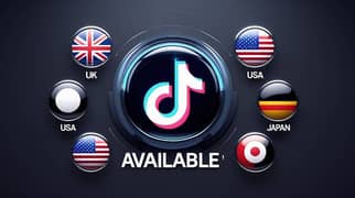 All Tik. Tok Uk Usa Services available (Live & Monetized)