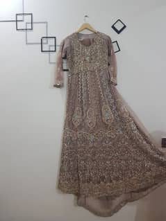 Wedding dress free size color light skin. net fabric