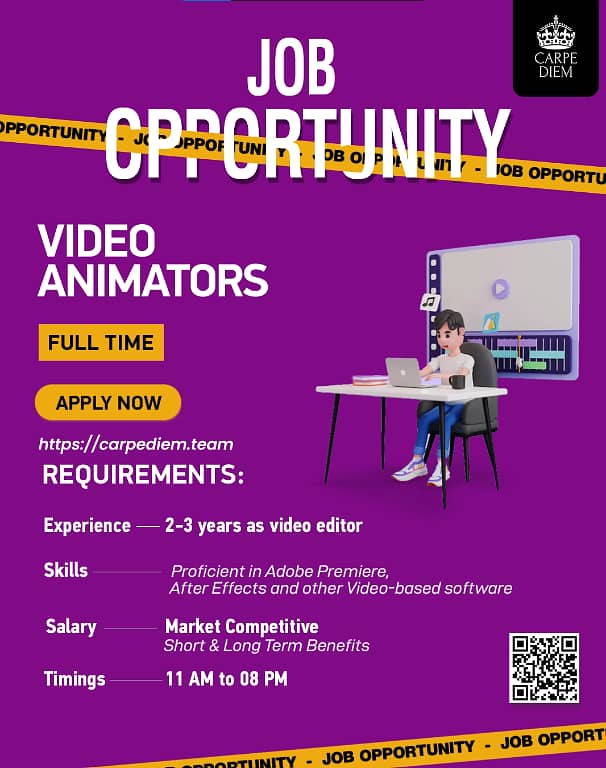 Graphic Designer / Video Editor / Wordpress Developer 1