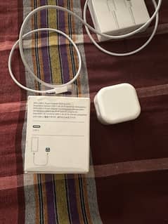 3 pin 20 watt adapter with type c to ios cable both are mercantile