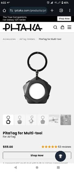 PITAKA Air Tag case