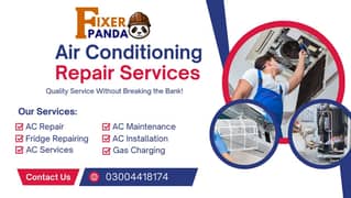 AC Installation, AC Repair. AC Service, Split AC Repair Service