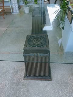dining table with miror good condition location E 10 islambad