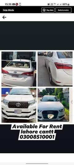 rent a car/car rental/wedding cars/prado landcruiser V8 fortuner Audi