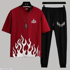 2pcs man's micro plain track suit