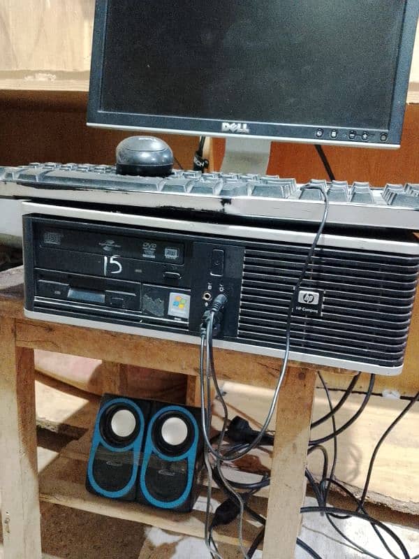 HP computer with LCD+CPU+keyboard+mouse+DAC 7days guarantee 2