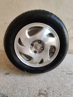 Honda civic 1996 orignal oem rims for sale with bridgestone tyre