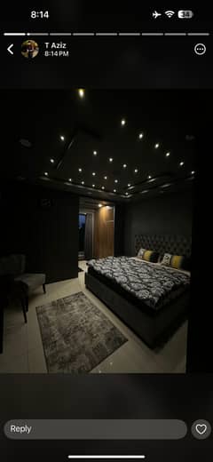 One Bed Furnished Brand New Apartment For Rent In Bahria Town, Lahore.