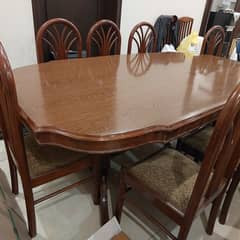 8 Person Dining Table and Chair Set
