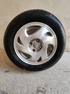 Honda Civic 1996 Tyres and Rims (best condition) are for sale