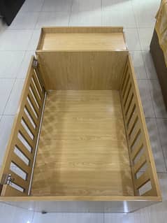 Baby wooden cot