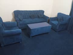 5 seater safa good condition almost new only sofa not table included