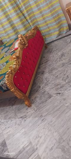 Wooden bed