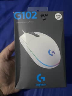 Logitech G102 LIGHTSYNC RGB Gaming Mouse – White (Original)
