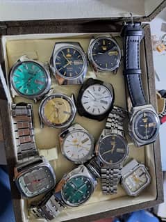 seiko orient citizen vintage automatic watches