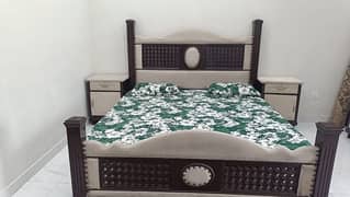 Double Bed, side Tables and dressing table for sale