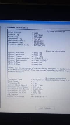 Dell laptop