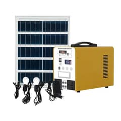 Portable Solar Power System | 18W Panel, USB Charging, 8-Hour Backup