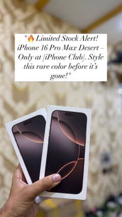 iPhone 16 Pro Max 256Gb Jv Non Active
